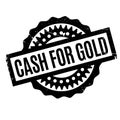 Cash For Gold rubber stamp Royalty Free Stock Photo