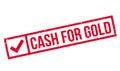 Cash For Gold rubber stamp