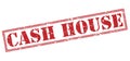 Cash house red stamp