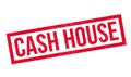 Cash House rubber stamp Royalty Free Stock Photo