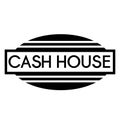 CASH HOUSE stamp on white