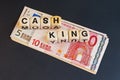 Cash is King Royalty Free Stock Photo