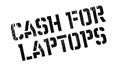 Cash For Laptops rubber stamp Royalty Free Stock Photo