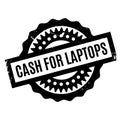 Cash For Laptops rubber stamp Royalty Free Stock Photo