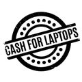 Cash For Laptops rubber stamp Royalty Free Stock Photo