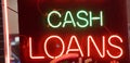 Cash Loans Neon Sign