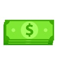 Cash money bundle icon