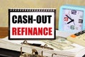 Cash-out refinance. The inscription in the information plate,