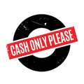 Cash Only Please rubber stamp Royalty Free Stock Photo