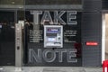 Cash point machines outide a branch of Natwest bank