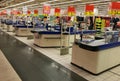 Cash point in supermarket Royalty Free Stock Photo