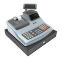 Cash register. Front view Royalty Free Stock Photo