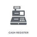 Cash register icon from collection.