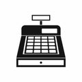 Cash register icon, simple style