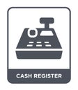 cash register icon in trendy design style. cash register icon isolated on white background. cash register vector icon simple and Royalty Free Stock Photo