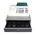 Cash register on a white background. Royalty Free Stock Photo