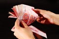 Cash of RMB(Chinese Yuan) Royalty Free Stock Photo