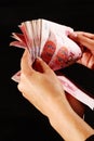 Cash of RMB(Chinese Yuan) Royalty Free Stock Photo