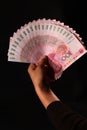 Cash of RMB(Chinese Yuan) Royalty Free Stock Photo