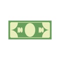 Cash sign. Dollar symbol. Money emblem. Financial Icons Royalty Free Stock Photo