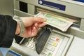 Dollar cash withdrawal from ATM