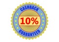 Cashback 10% Guaranteed Label