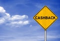 Cashback - road sign concept