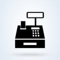 CashBox and check icon. security set point of sale cash box. vector illustration elements of shopping center icons for ui and ux,
