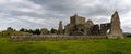 Panorama view of the Cistercian Hore Abbey ruins near the Rock of Cashel in County Tipperary of Ireland Royalty Free Stock Photo