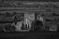 View of ruins of an Hore Abbey in Cashel, Ireland Royalty Free Stock Photo