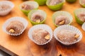 Cashew balls Cajuzinho . Typical Brazilian sweet. Brazilian food.