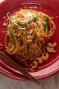 Cashew Coconut Lo Mein Royalty Free Stock Photo