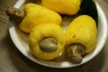 Cashew fruits ripe