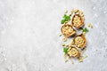 Cashew nut on a stone background. Roasted nuts. Assortment of nuts.