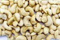 Cashew nuts, texture and background.