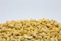 Cashew nuts on white Royalty Free Stock Photo
