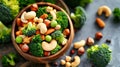 Cashews and Broccoli Filled Bowl