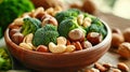 Cashews and Broccoli Filled Bowl