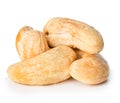 Cashews nuts isolated on a white