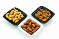 Cashews, peanuts and almonds