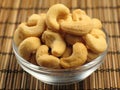 Cashews in a Small Bowl