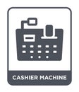 cashier machine icon in trendy design style. cashier machine icon isolated on white background. cashier machine vector icon simple Royalty Free Stock Photo
