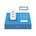 Cashier Machine icon vector image. Royalty Free Stock Photo