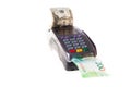 Cashless POS-terminal for payments