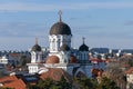 Casin Monastery in the north part of the city next to Arch of Triumph. View from above.