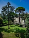 Casina Pio IV, patrician villa in vatican gardens Royalty Free Stock Photo
