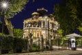 Rome, Italy - September 2019: The Casina Valadier restaurant in Villa Borghese