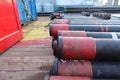 casing drilling for logistics supply of offshore drilling equipment. construction material for oil and gas exploration