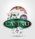 Casino - all casino games winner Royalty Free Stock Photo