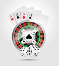 Casino - all casino games winner Royalty Free Stock Photo